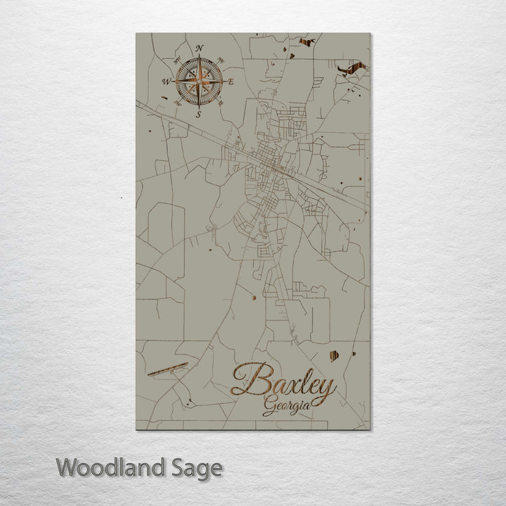 Baxley, Georgia Street Map