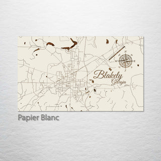 Blakely, Georgia Street Map