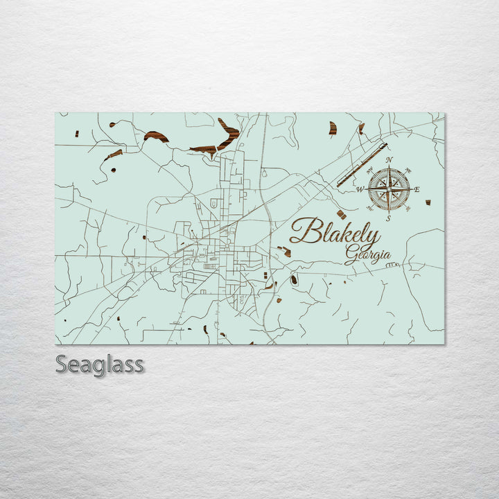 Blakely, Georgia Street Map