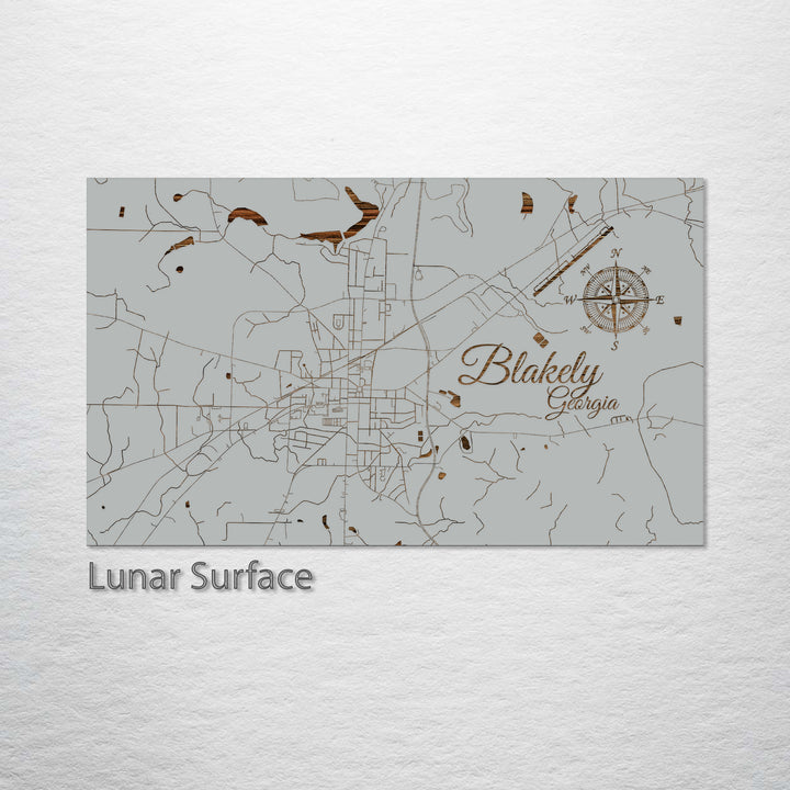 Blakely, Georgia Street Map