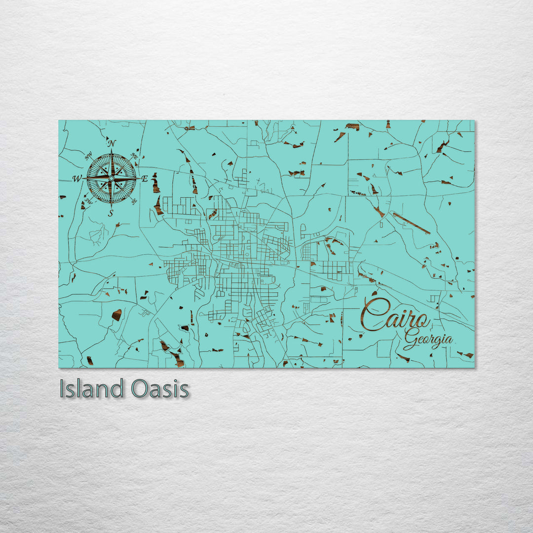 Cairo, Georgia Street Map