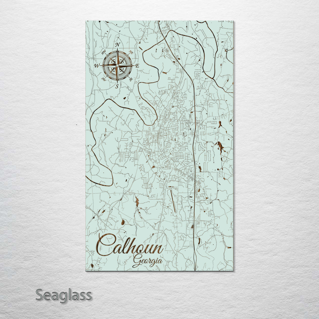 Calhoun, Georgia Street Map