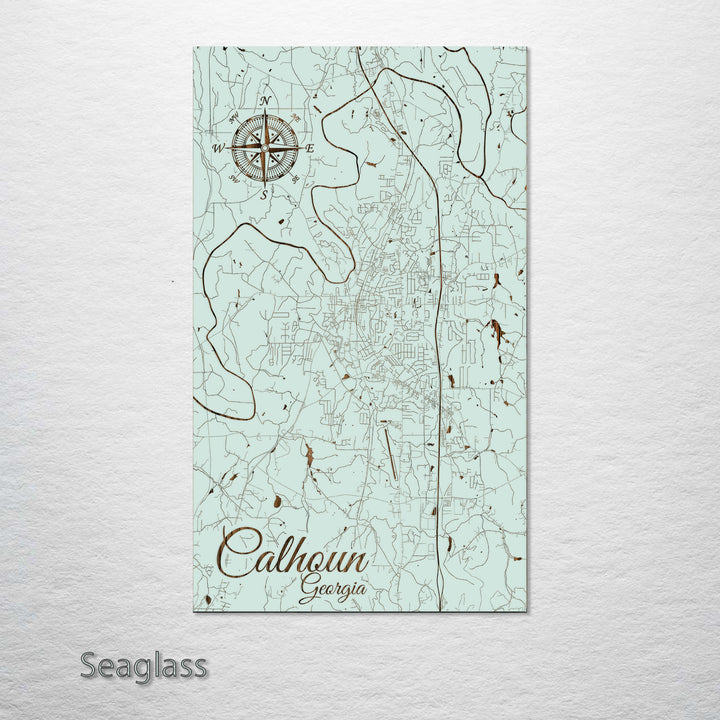 Calhoun, Georgia Street Map