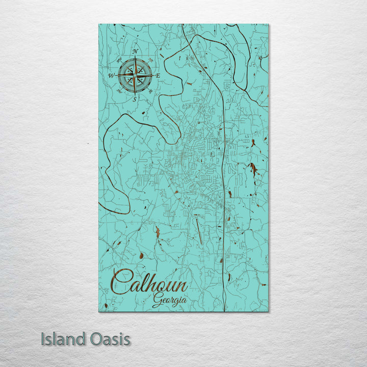 Calhoun, Georgia Street Map