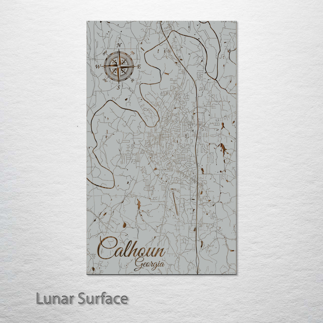 Calhoun, Georgia Street Map