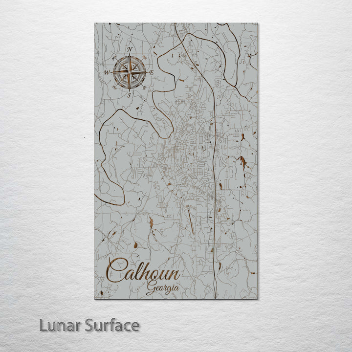 Calhoun, Georgia Street Map