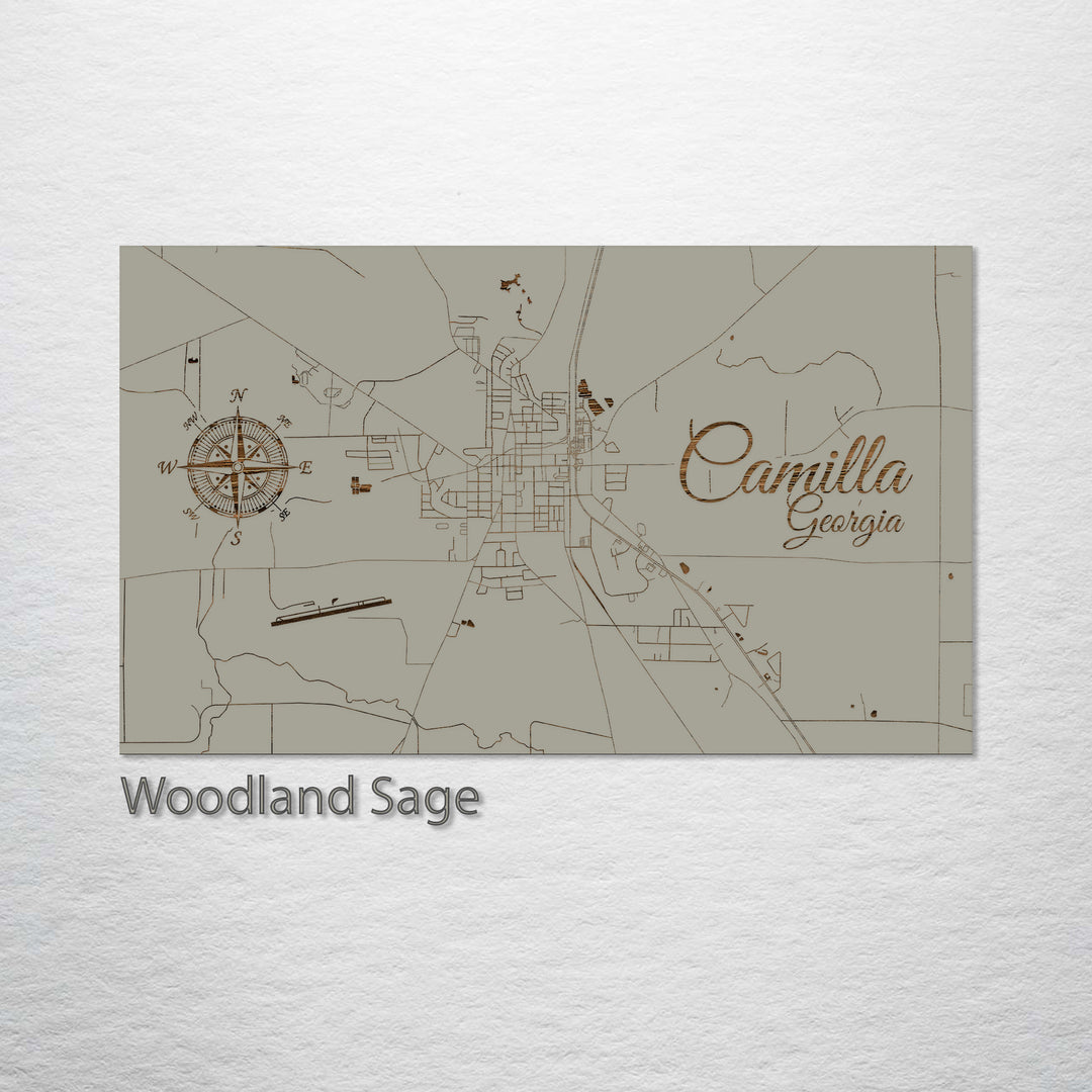 Camilla, Georgia Street Map