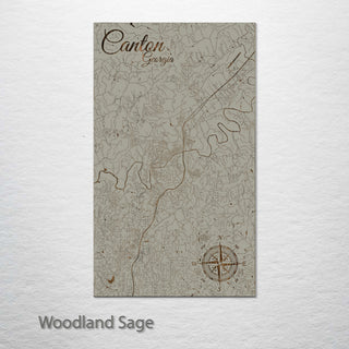 Canton, Georgia Street Map