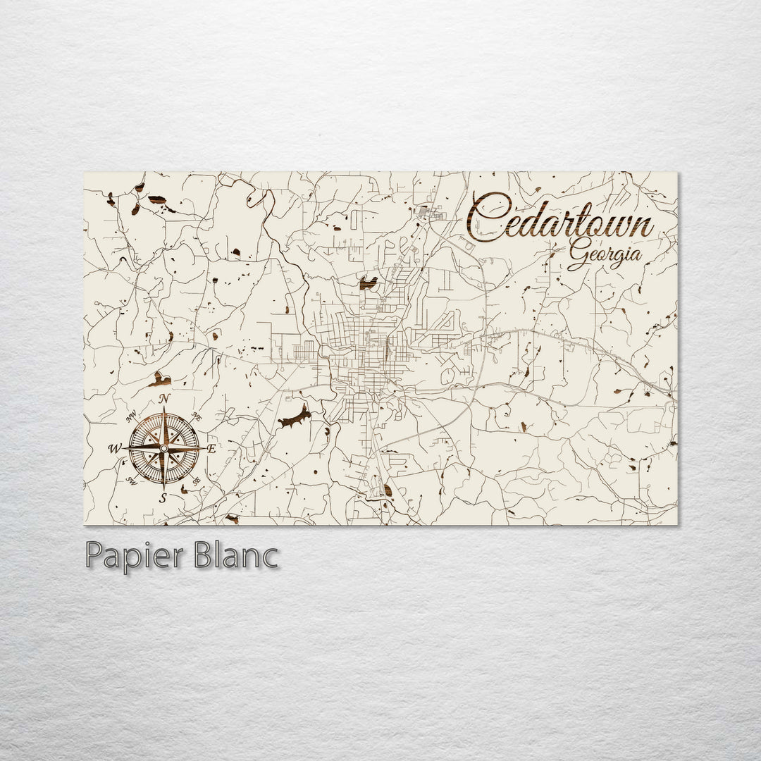 Cedartown, Georgia Street Map