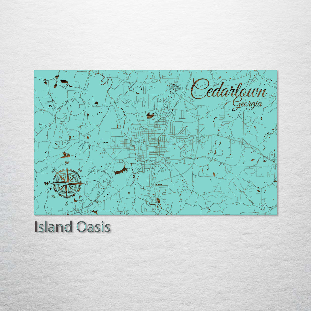 Cedartown, Georgia Street Map