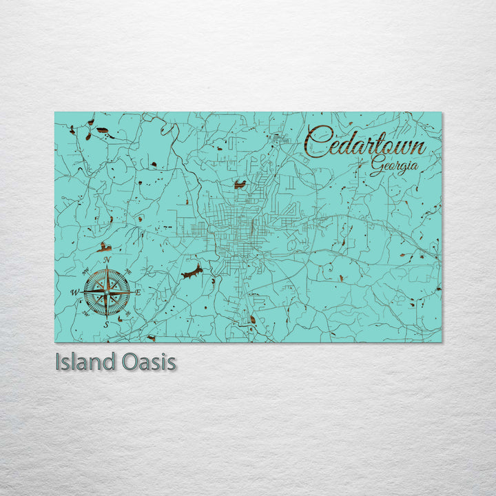 Cedartown, Georgia Street Map