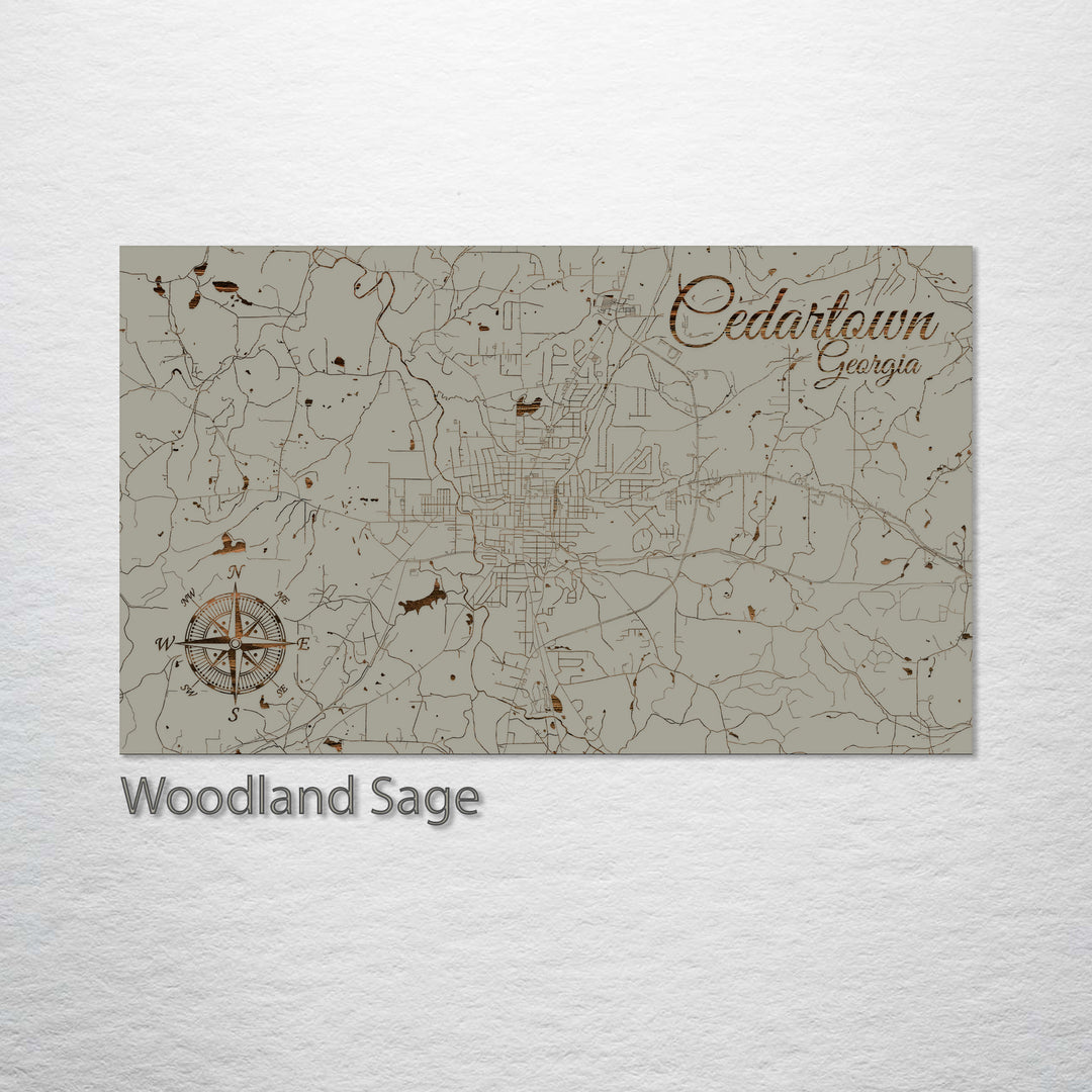 Cedartown, Georgia Street Map