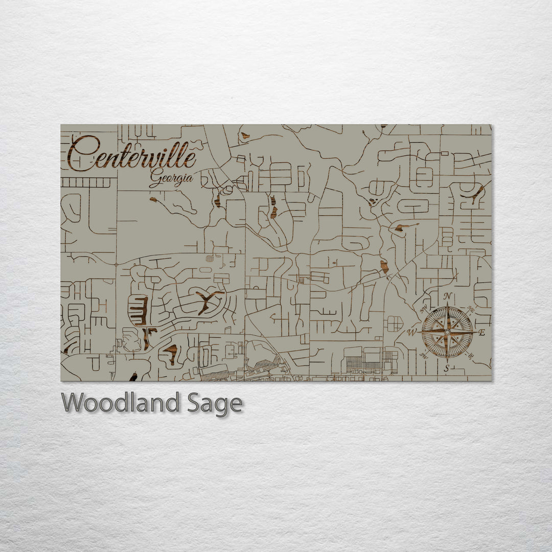 Centerville, Georgia Street Map