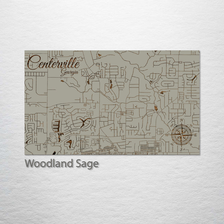 Centerville, Georgia Street Map