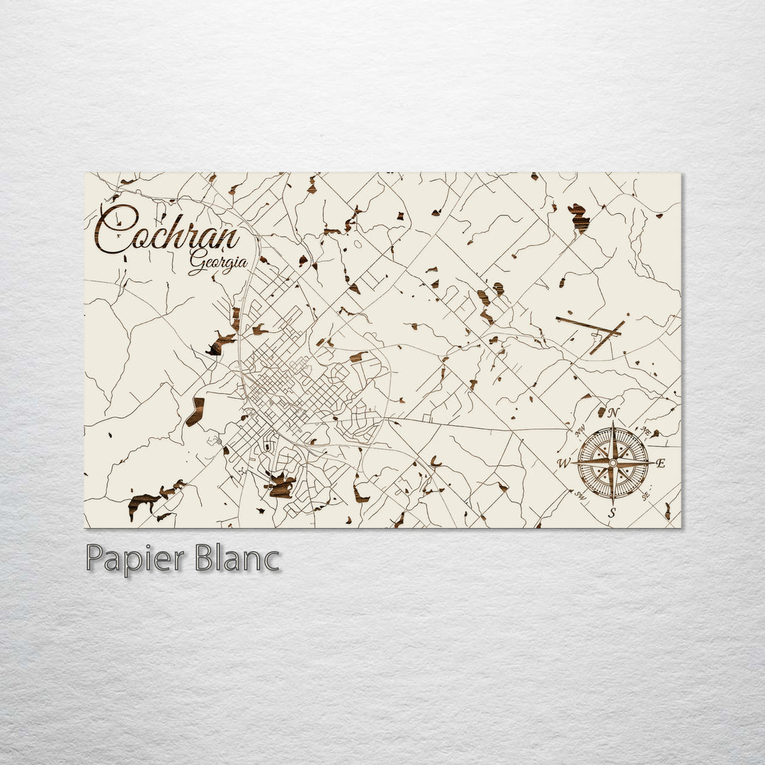 Cochran, Georgia Street Map