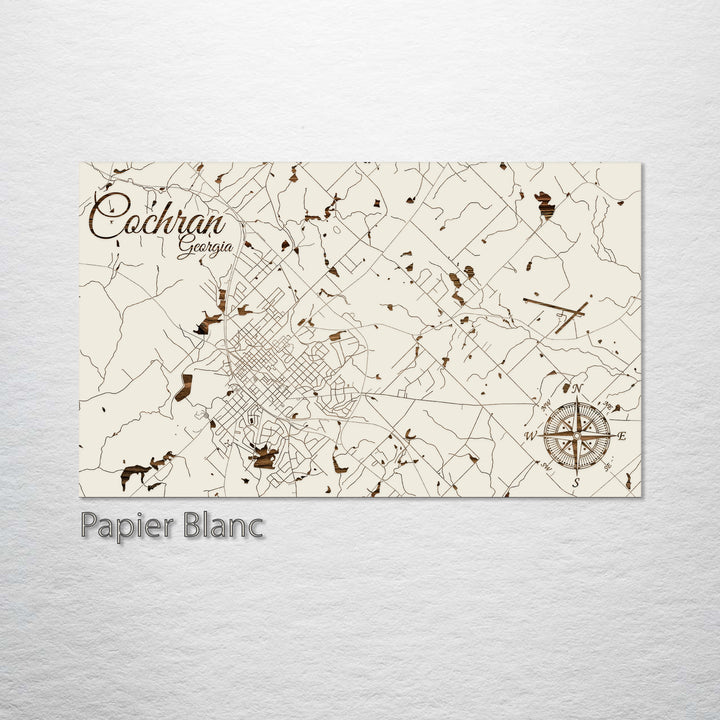 Cochran, Georgia Street Map