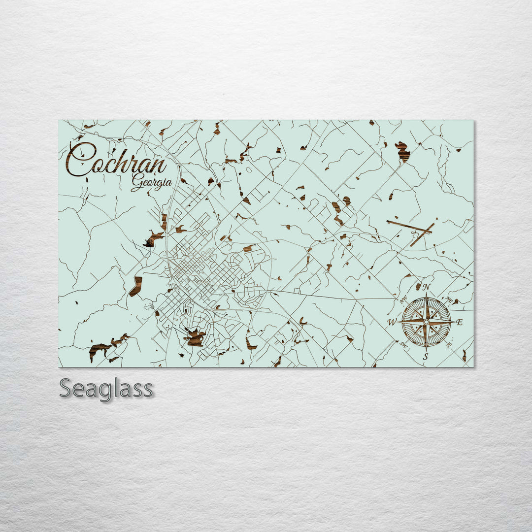 Cochran, Georgia Street Map