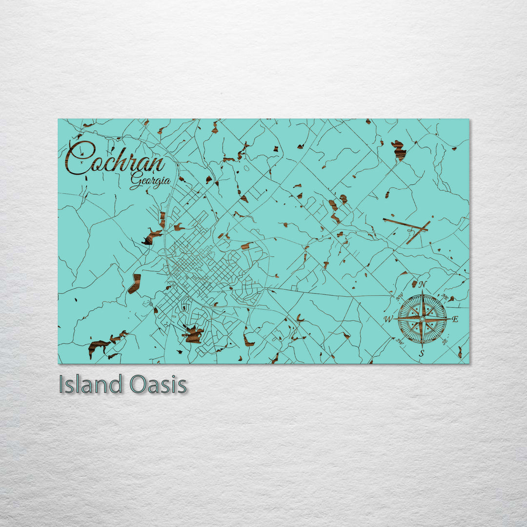 Cochran, Georgia Street Map