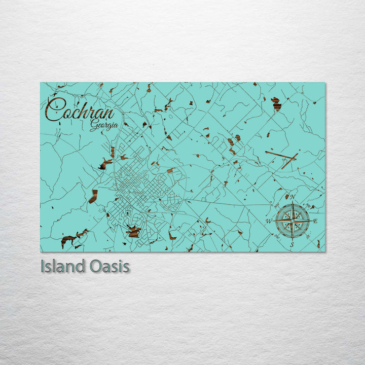 Cochran, Georgia Street Map