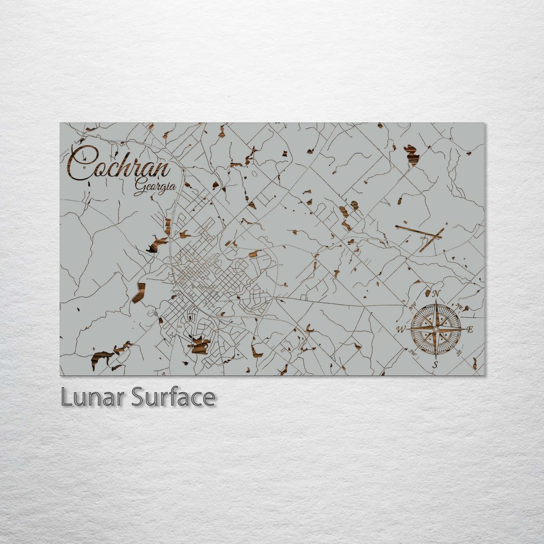 Cochran, Georgia Street Map