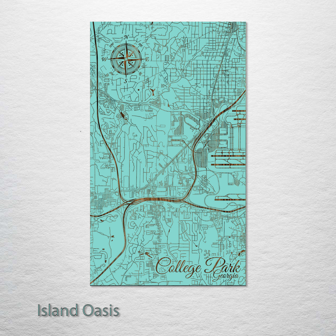 College Park, Georgia Street Map