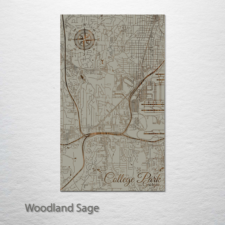 College Park, Georgia Street Map