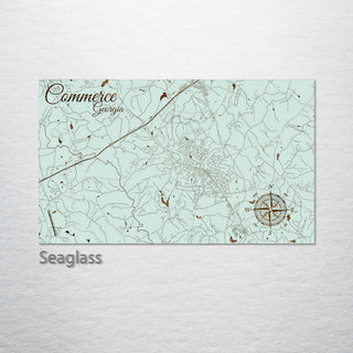 Commerce, Georgia Street Map
