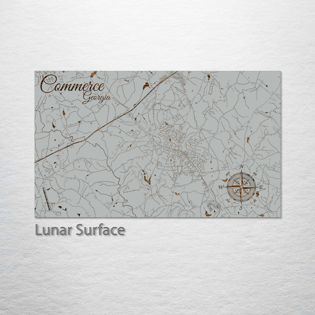 Commerce, Georgia Street Map