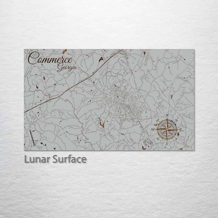 Commerce, Georgia Street Map