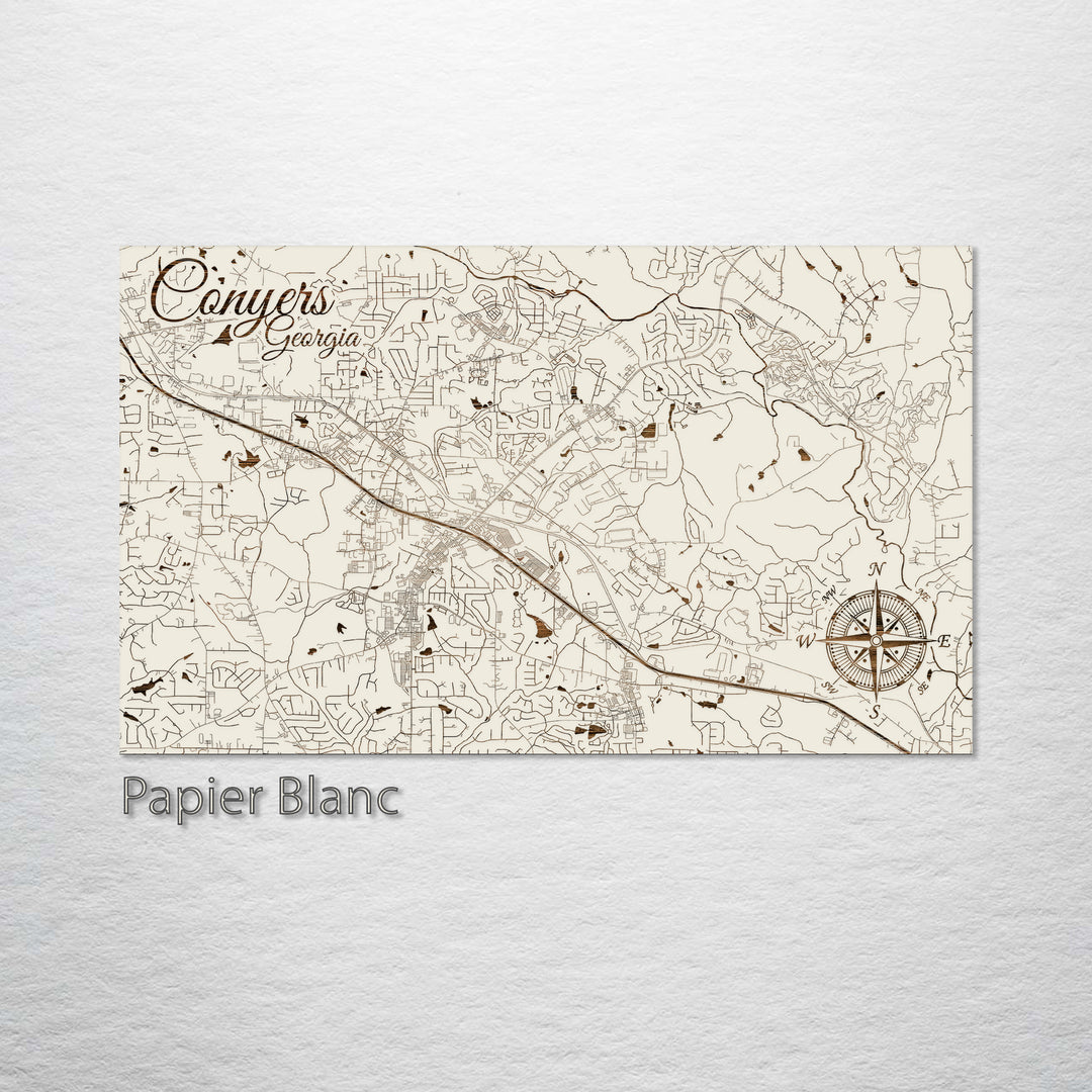 Conyers, Georgia Street Map