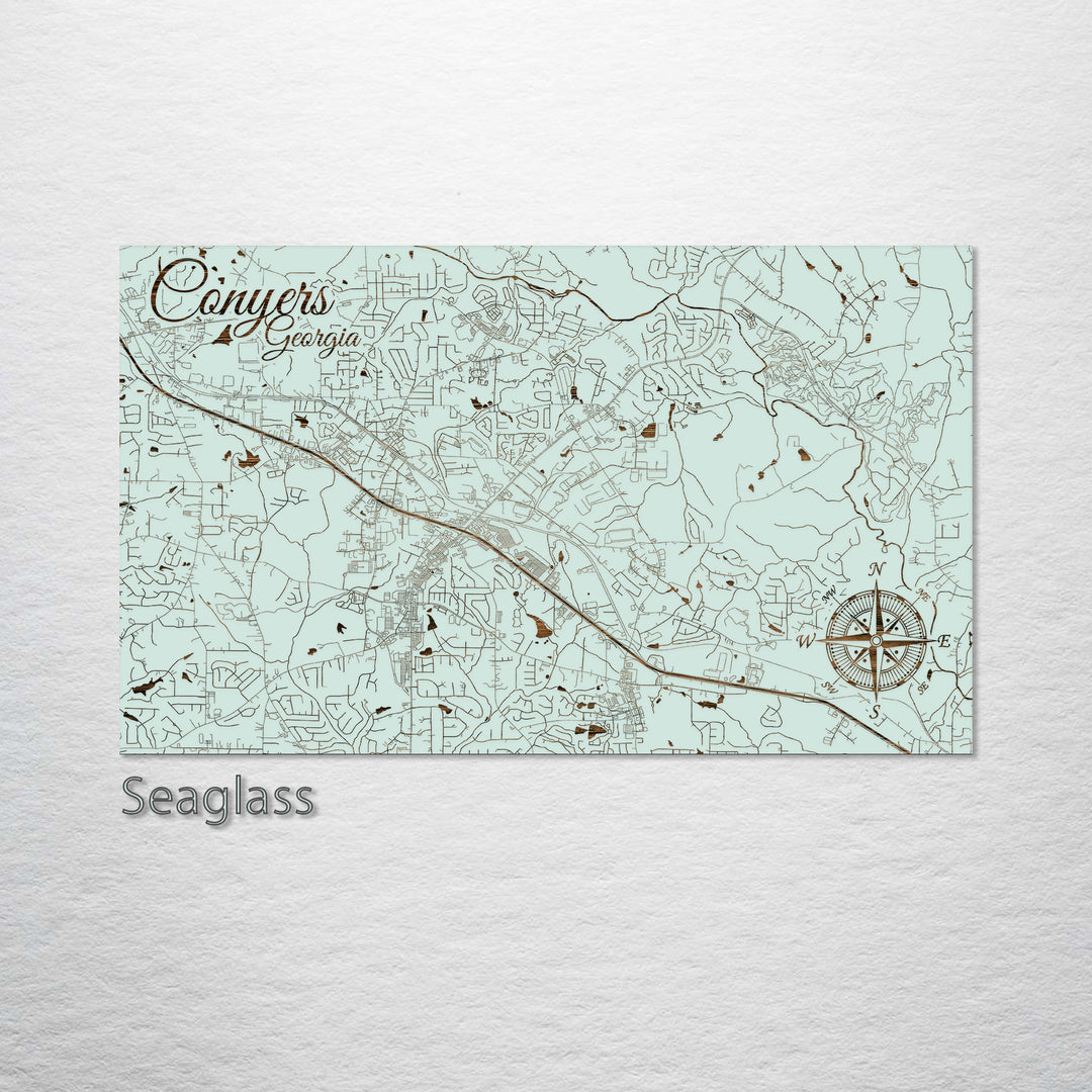 Conyers, Georgia Street Map