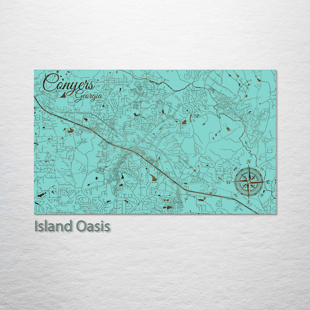 Conyers, Georgia Street Map