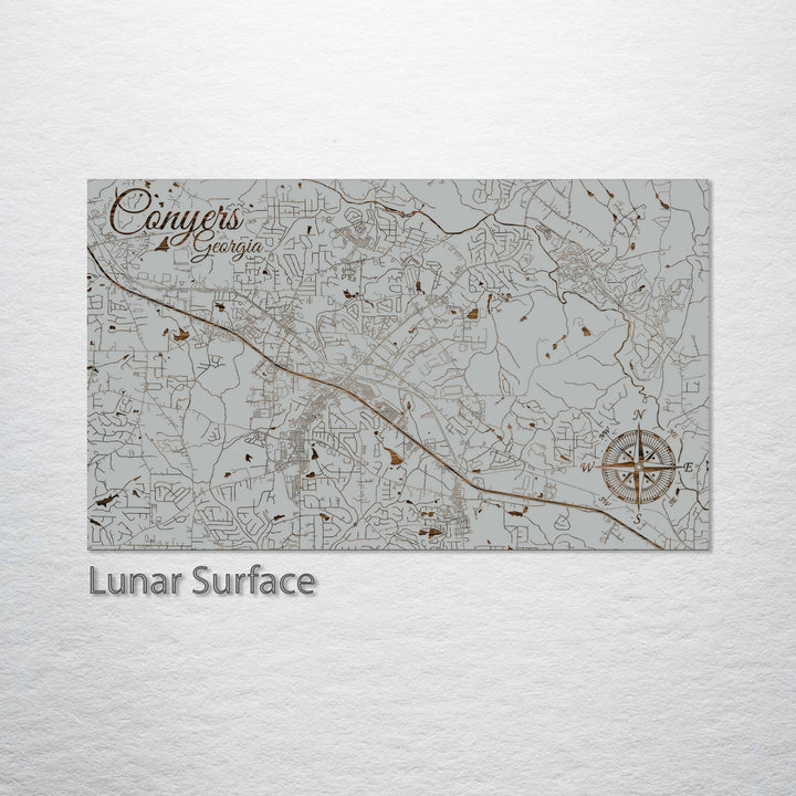 Conyers, Georgia Street Map