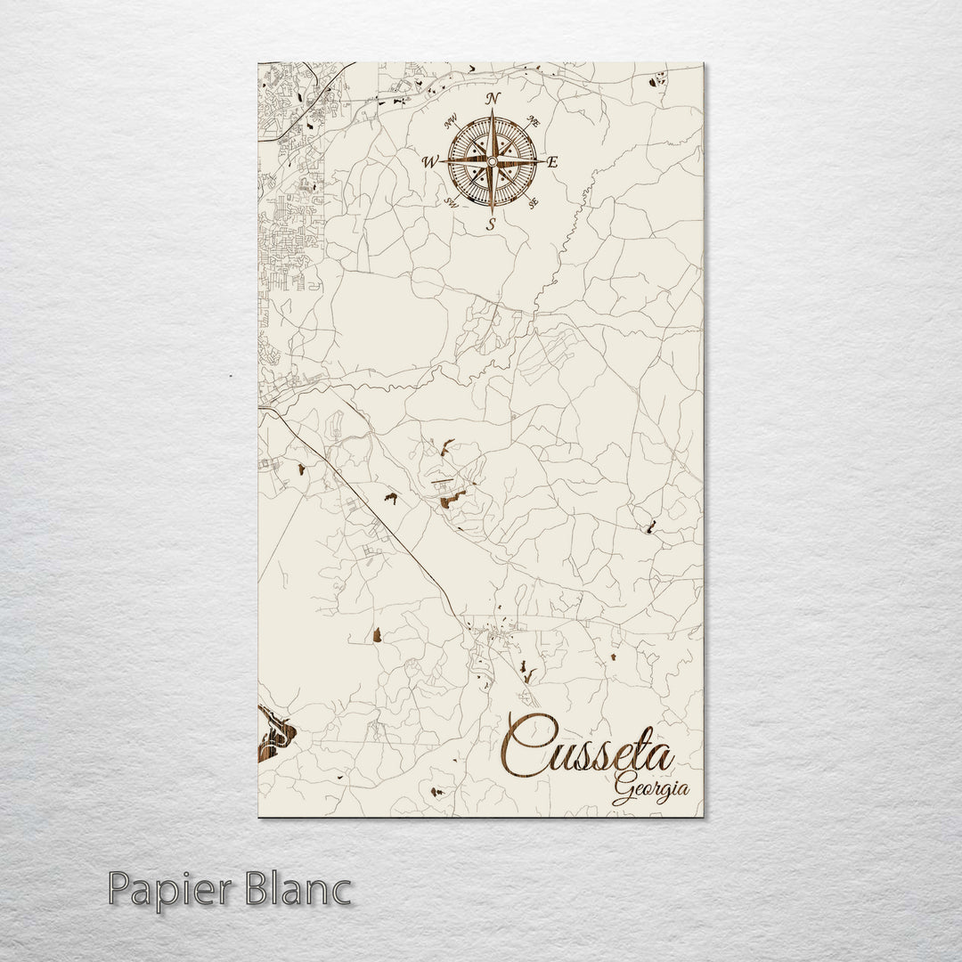 Cusseta, Georgia Street Map