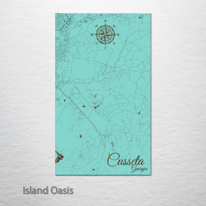 Cusseta, Georgia Street Map