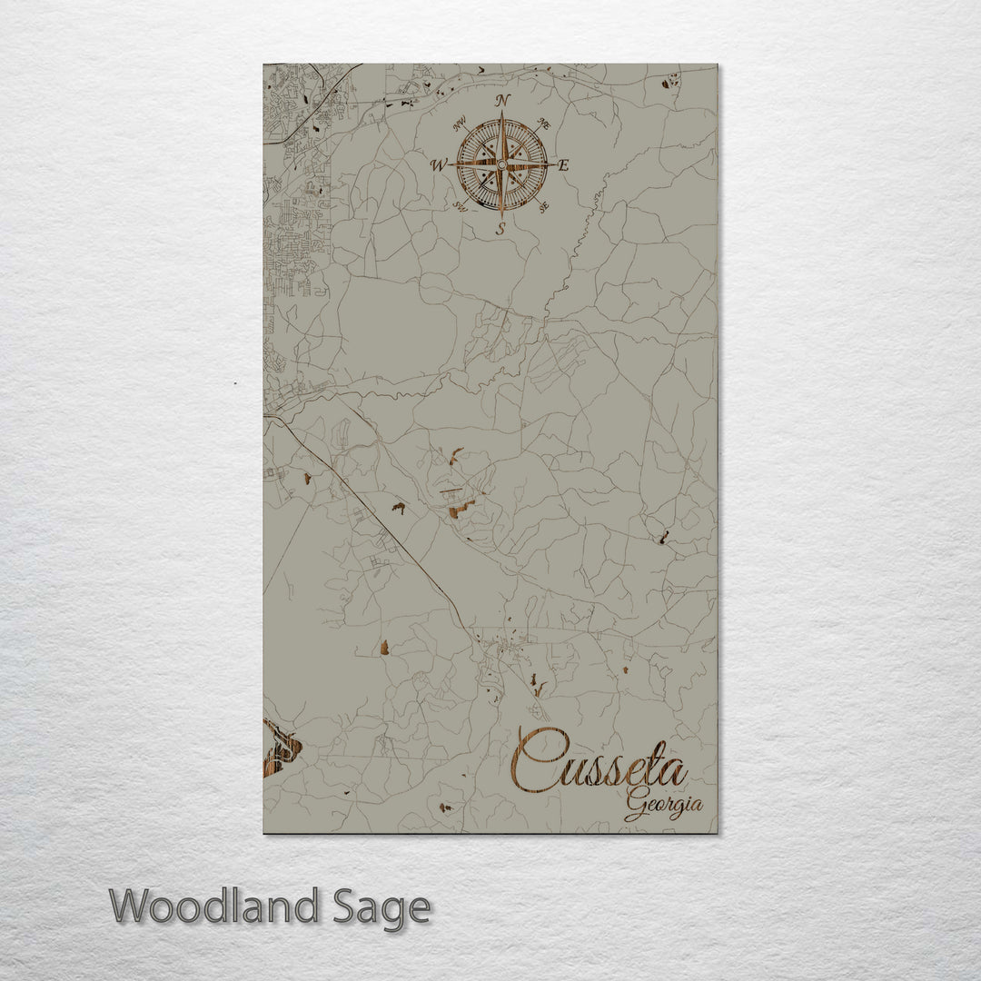 Cusseta, Georgia Street Map