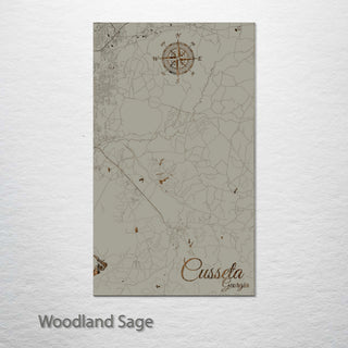 Cusseta, Georgia Street Map