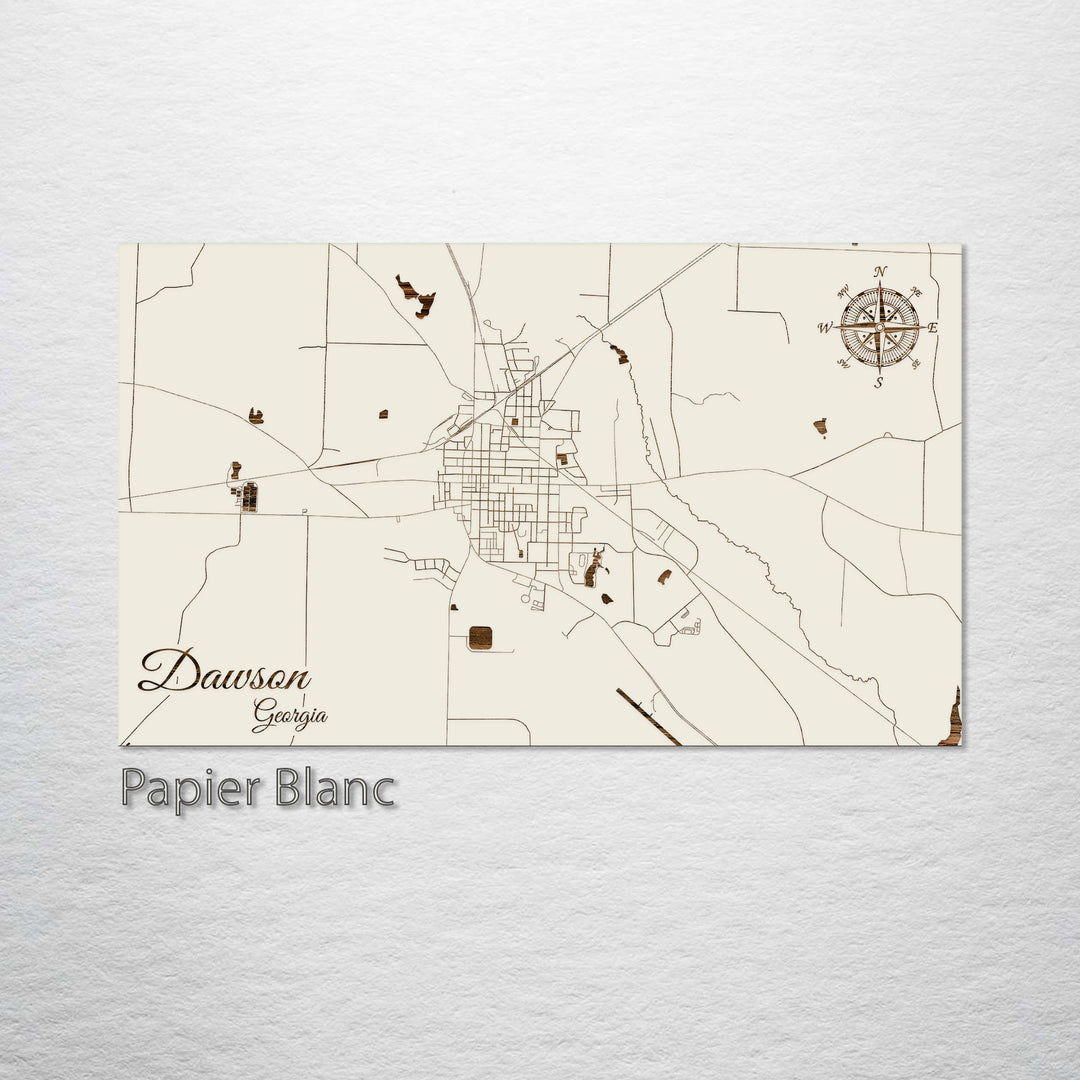 Dawson, Georgia Street Map