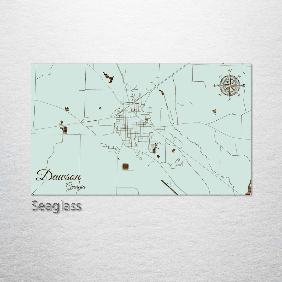 Dawson, Georgia Street Map