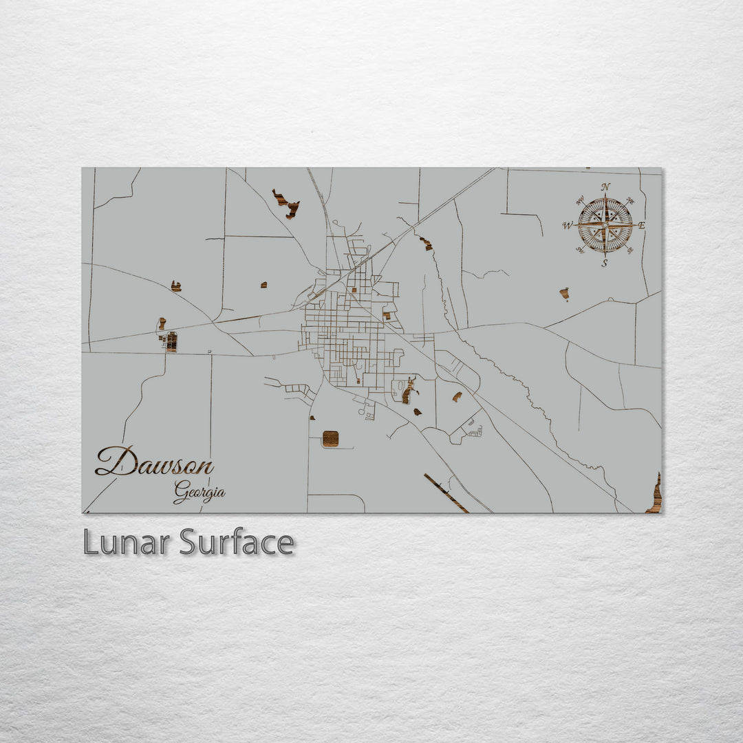 Dawson, Georgia Street Map