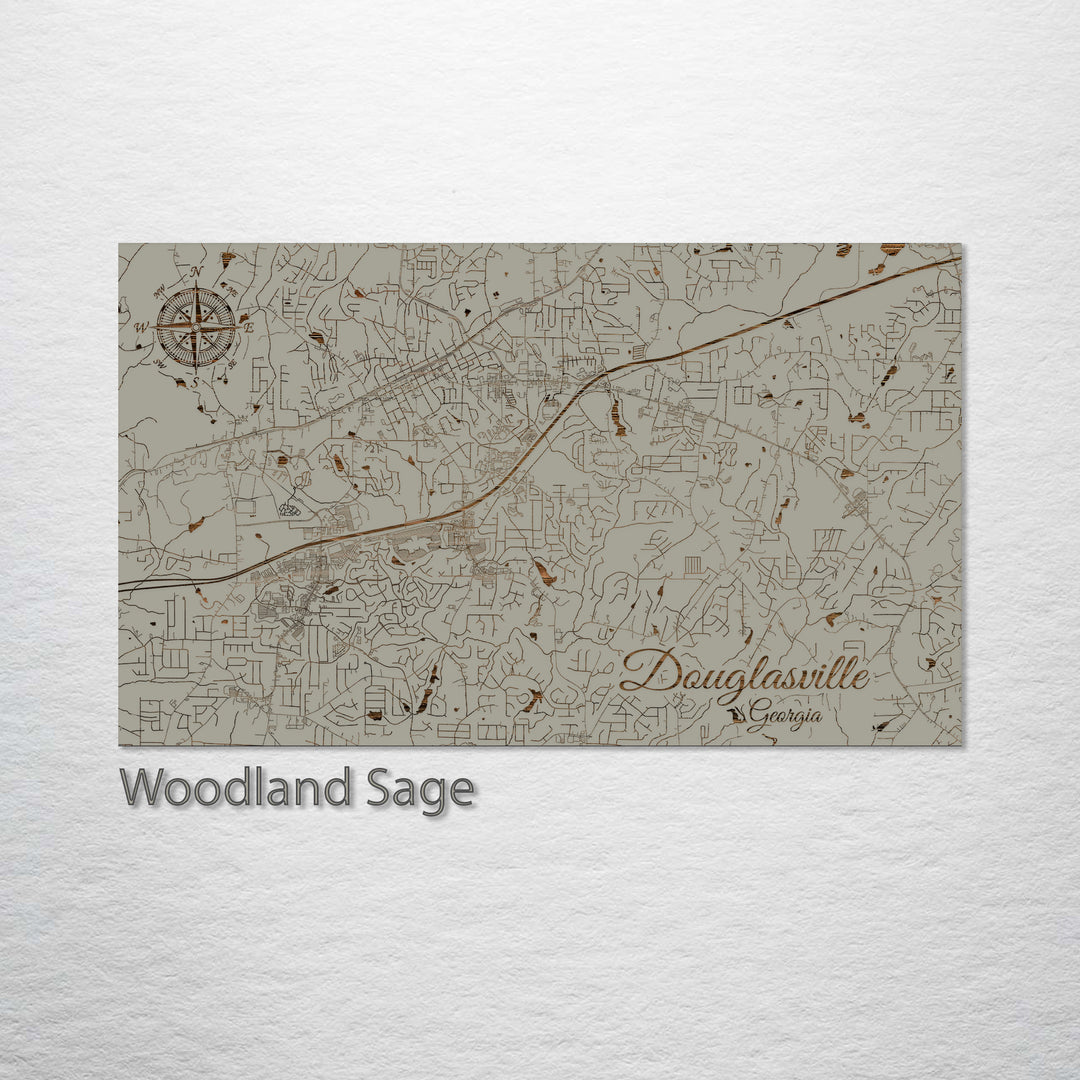 Douglasville, Georgia Street Map