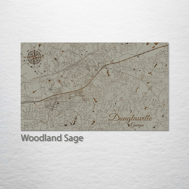 Douglasville, Georgia Street Map