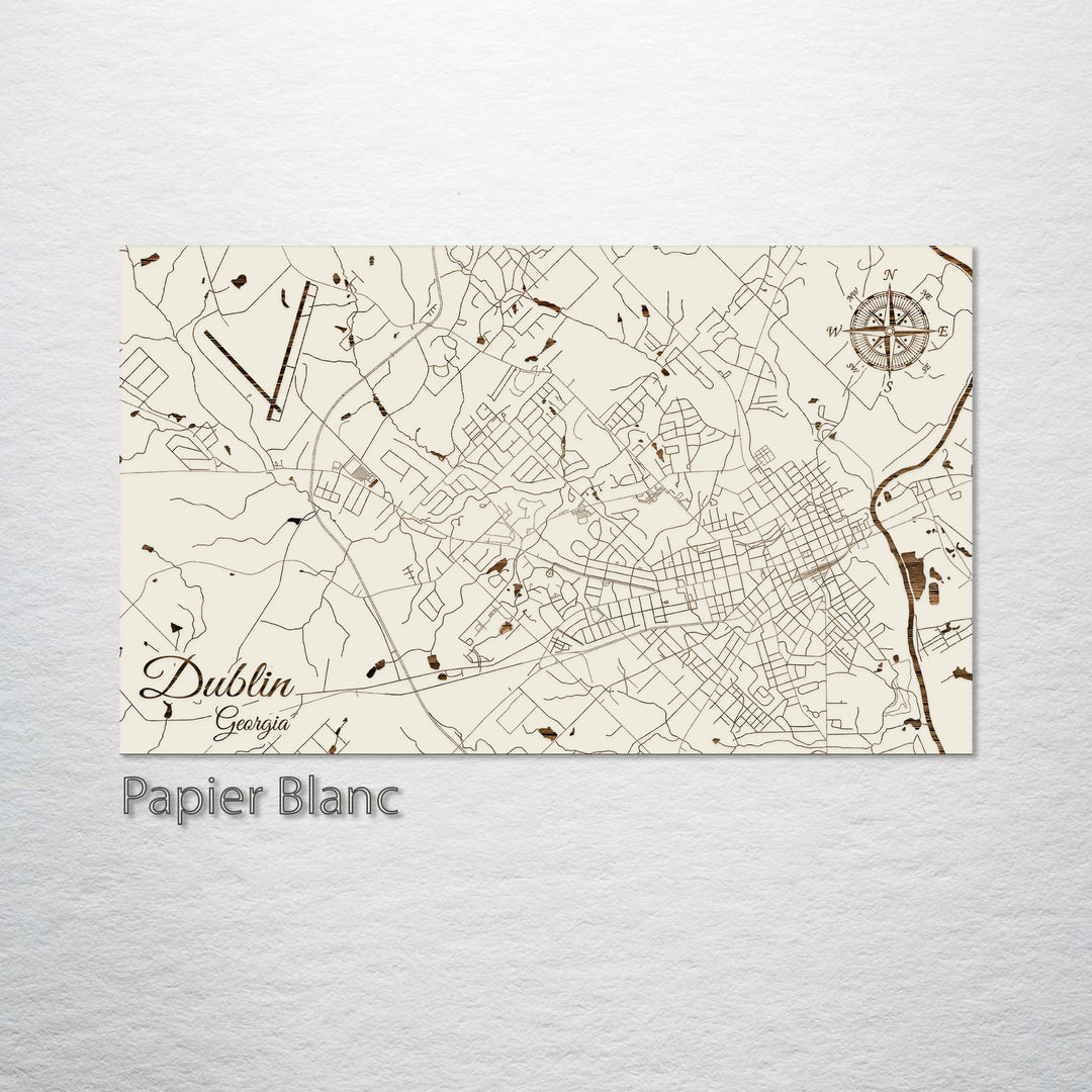 Dublin, Georgia Street Map