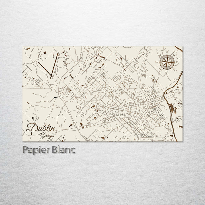 Dublin, Georgia Street Map