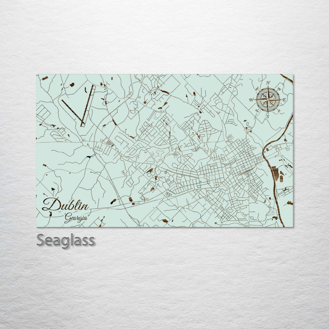 Dublin, Georgia Street Map