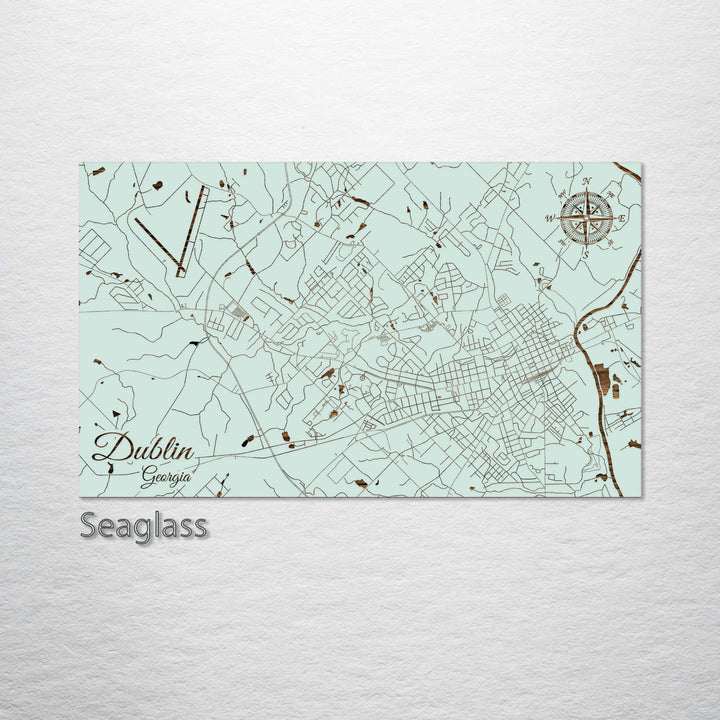 Dublin, Georgia Street Map