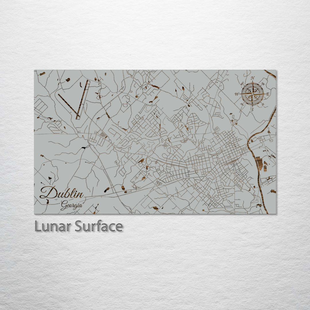 Dublin, Georgia Street Map