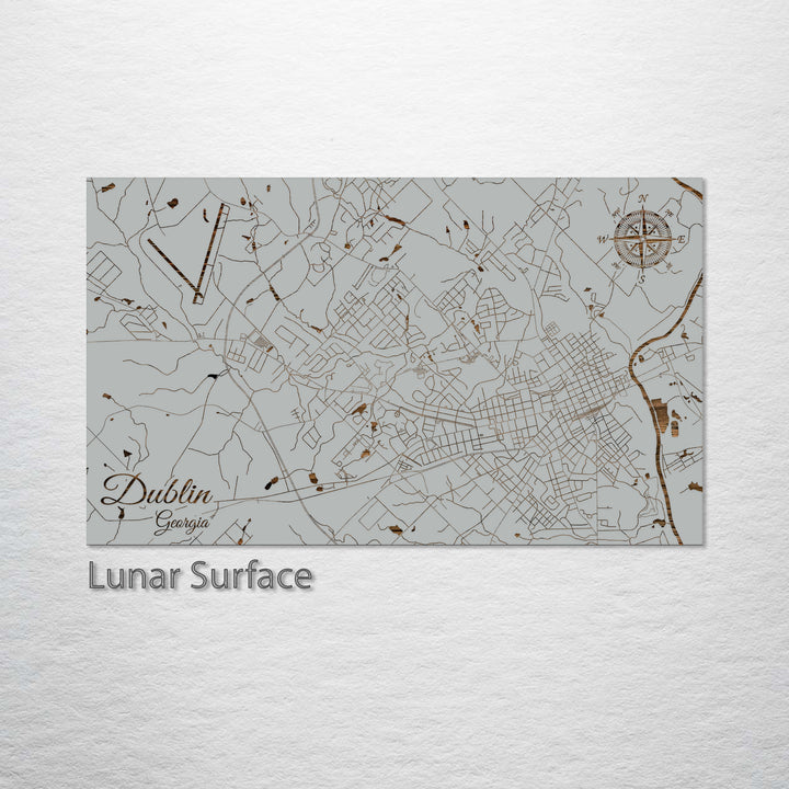 Dublin, Georgia Street Map