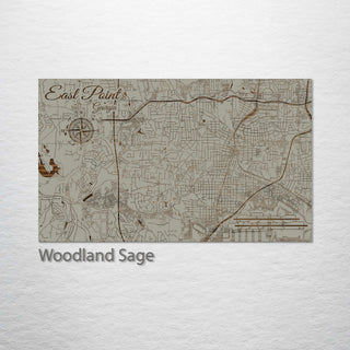 East Point, Georgia Street Map