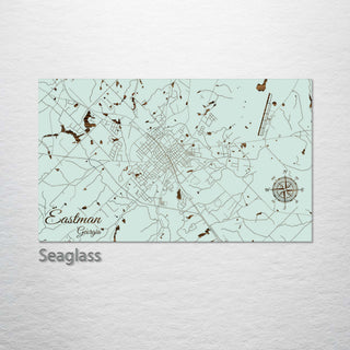 Eastman, Georgia Street Map